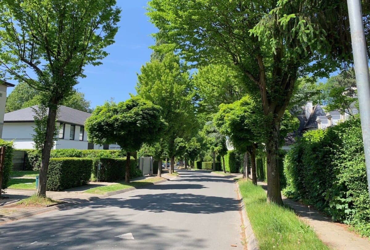 Uccle (Ukkel) neighborhood in Brussels